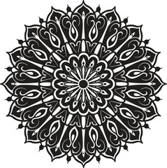 simple mandala design vector illustration