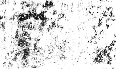 Abstract Black and White Illustration Texture. Grunge Vintage Surface with Dirty Pattern in Cracks, Spots, Dots. Abstract Monochrome Background