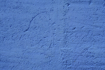 Pared con textura pintada de azul vibrante