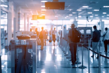 Security Checkpoint at an Airport