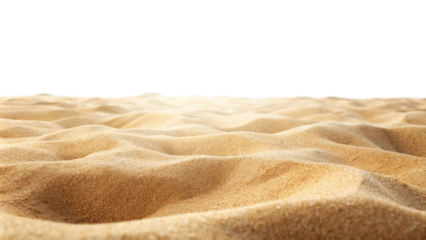 beach sand isolated on a transparent background