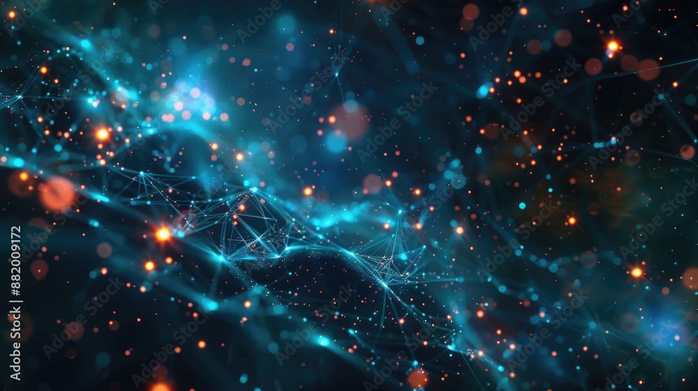 Poster a stunning image of a group of stars shining brightly in the night sky, perfect for use in astronomy