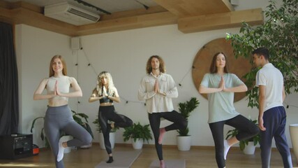 Participate in a group yoga session at a spacious studio, promoting connection, harmony, and serenity. Enhance your mental and physical wellbeing with mindful movements and relaxation