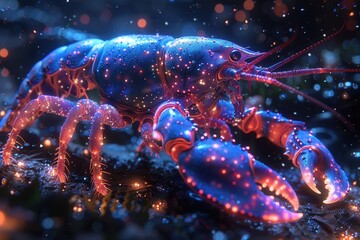 Scorpio zodiac symbol integrated into a mesmerizing intergalactic nebula, ideal for astrology enthusiasts