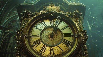 Obraz premium Write about the role of clocks in literature and film.