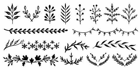 Elegant vintage ornament divider collection with intricate designs