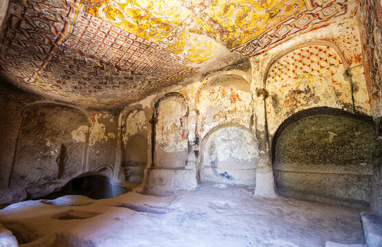 Keslik Cave Monastery in Soganli, Cappadocia