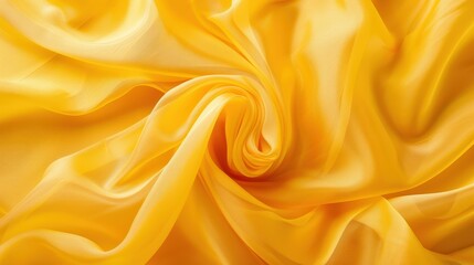 Obraz premium Yellow Silk Fabric Background