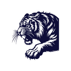 tiger head vector