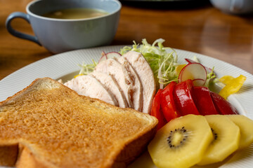 ヘルシーな朝食