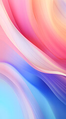 Digital colorful soft curves abstract poster mobile phone background