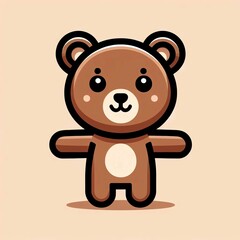 Obraz premium teddy bear cartoon