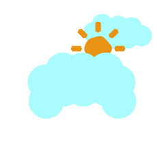Fototapeta premium Sun and Cloud