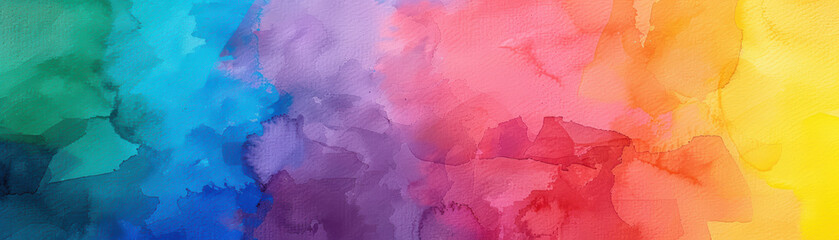 Vibrant watercolor gradient background featuring a blend of rainbow colors creating a visually appealing abstract pattern.