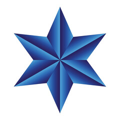 Obraz premium colorful star shape with gradient color