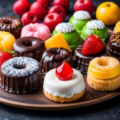 cupcakes with strawberry