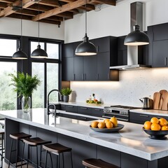 interior with kitchen