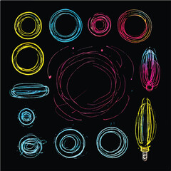 seamless background with circles