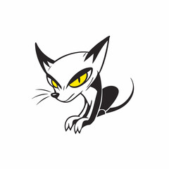 Obraz premium cat with eyes