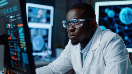 A doctor or technician who analyzes AI data, conducts lab experiments, or works with data.