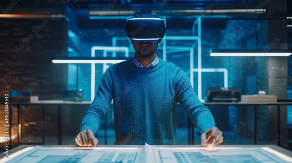 Poster gestures and manipulations of components are performed using augmented reality by a software develop