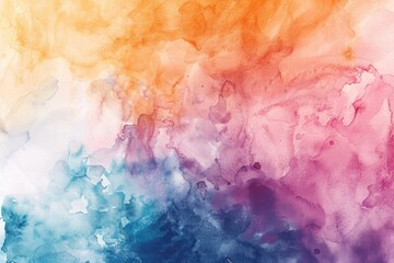 Fototapeta premium Blank full frame harmonic water color scheme