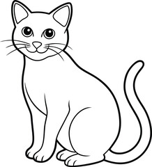 Cat vector icon