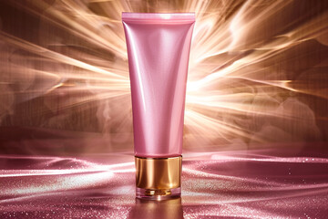cosmetic product mock up, blank for graphic design, template for advertising