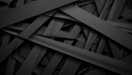Obraz premium An abstract detailed shape on a black futuristic background. 3D render.