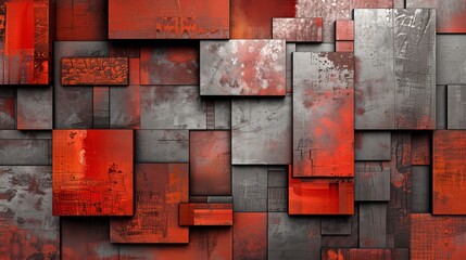 Generated by stock. Stocked. Metal steel plane stripe block brick abstract geometric shapes. Background texture pattern. Graphic Art.