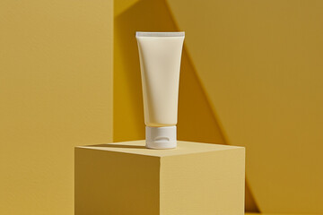 cosmetic product mock up, blank for graphic design, template for advertising