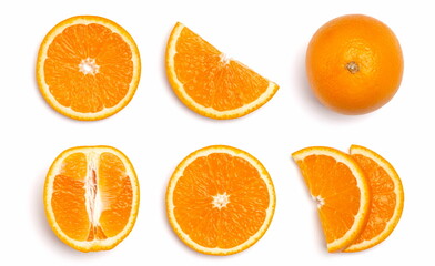 fruit oranges citrus isolated background