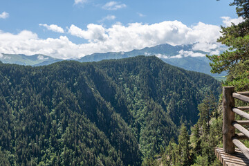 view from the top of mountain