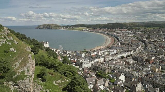 Llandudno Bay from Great Orme, North Wales, United Kingdom