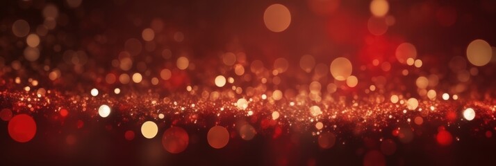 Abstract Red Glitter Background