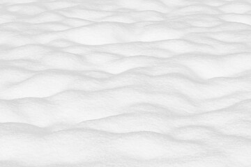 Texture of waves of snow in the winter texture