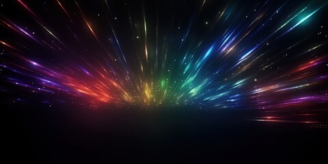 Obraz premium Abstract Lights and Glowing Stars