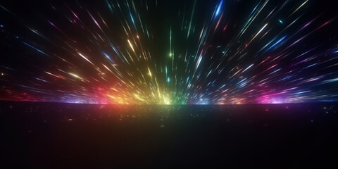 Abstract Light Burst