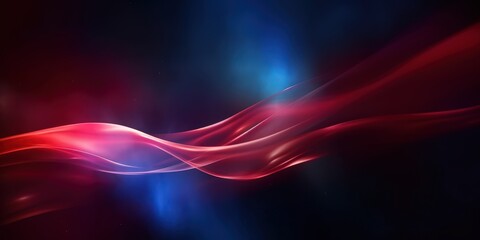 Abstract Red and Blue Lights