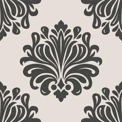 Damask Ornament Vector Design 