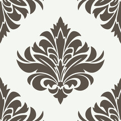 Damask Ornament Vector Design 