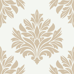 Damask Ornament Vector Design 