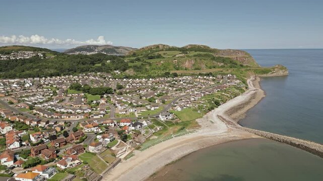 Penrhyn Bay and Little Orme, North Wales, seaside resort