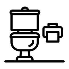 Naklejka premium bathroom