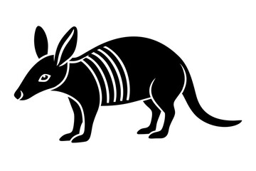 
Aardvark silhouette vector art, Vector of Aardvark design, Aardvark silhouette design
 