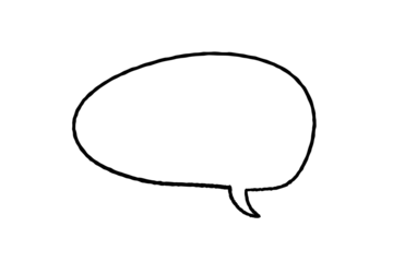 Speech bubble chat symbol. Comic book style speech bubble. Transparent PNG.