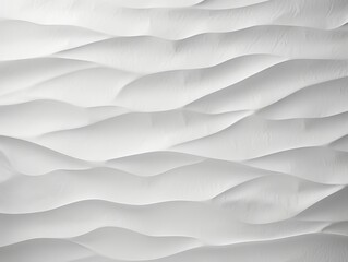 Abstract white wavy texture with intricate layered design patterns.