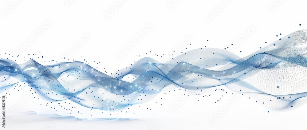 Poster 3d rendering of an abstract digital background. network connection structures. big data. futuristic 
