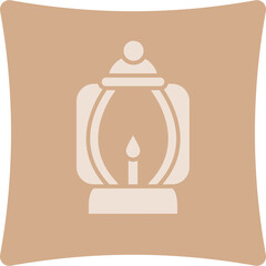 Lantern Glyph Art Box Icon