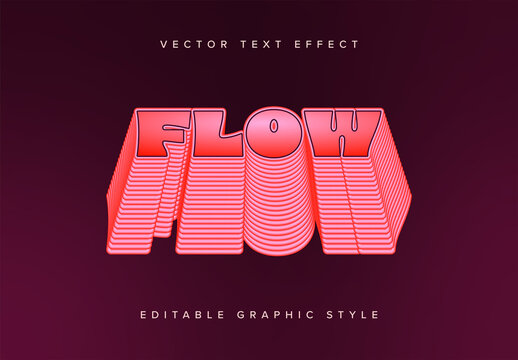 Layered Text Effect Mockup